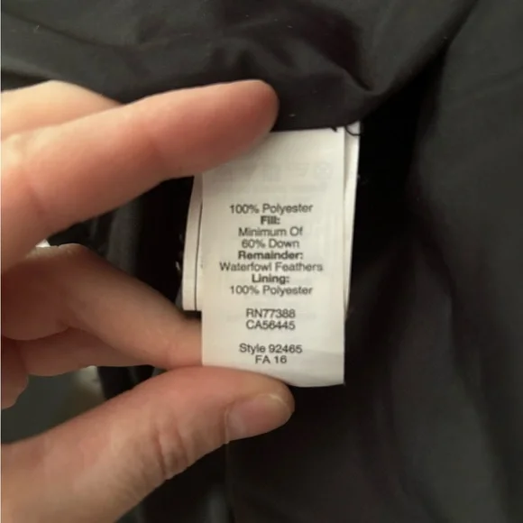 Black quilted jcrew vest - Picture 3 of 4